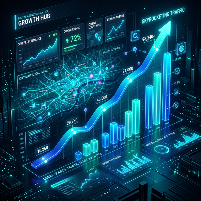 Local SEO Traffic Growth Chart