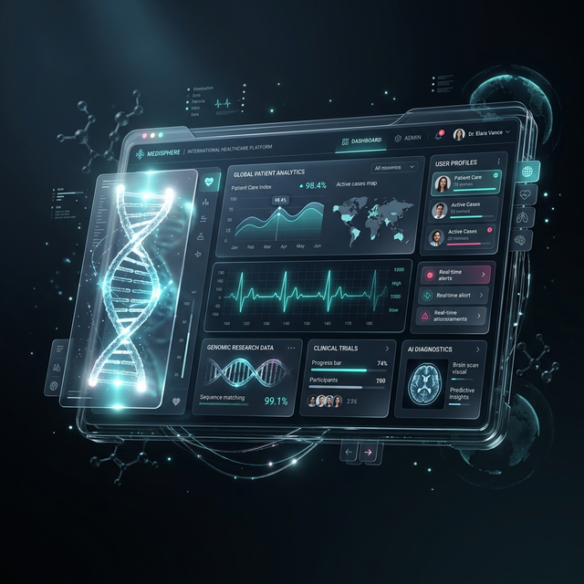 MedicalPress Dashboard UI