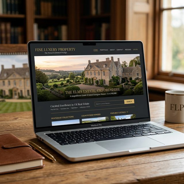 Fine Luxury Property UK real estate website